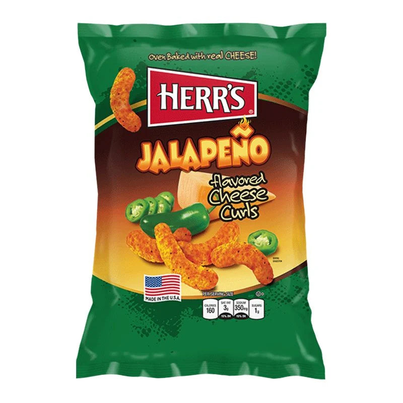 HERR'S Jalapeno Cheese Curls | 170g