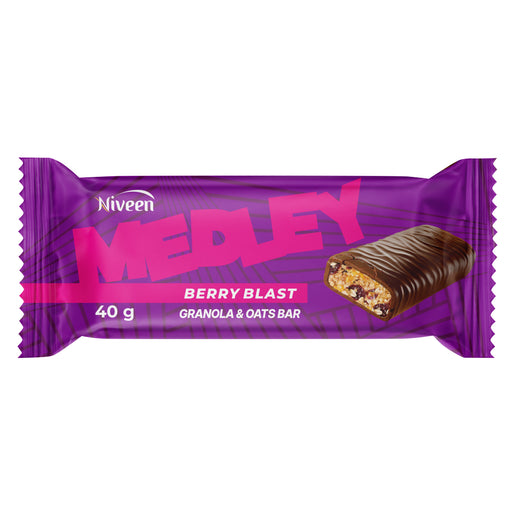 Medley Berry Blast Granola & Oats Bar 40g