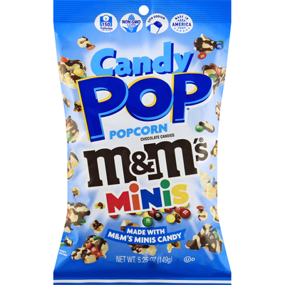 4x Candy Pop Popcorn - M&M Flavoured 28g (dated)