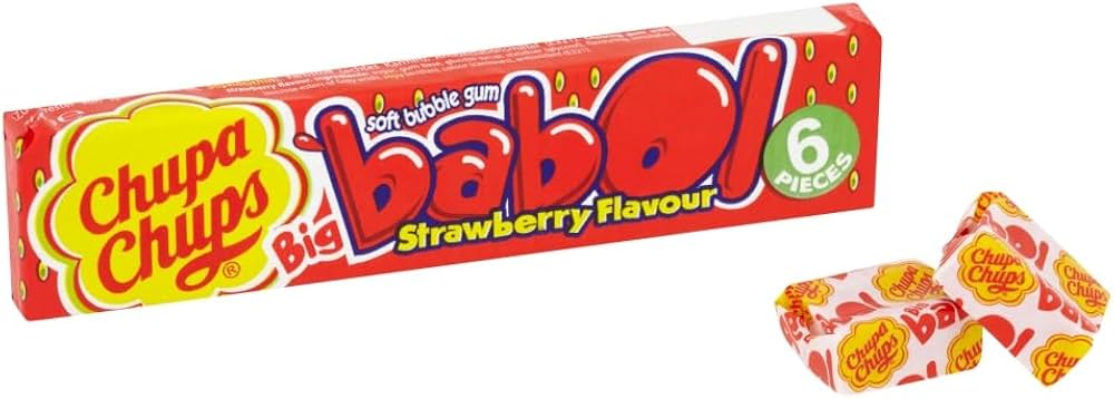 Babol bubble gum 6 pieces - Chupa Chups