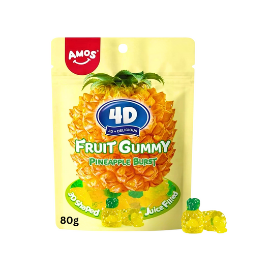 Amos 4D Gummy Pineapple Burst