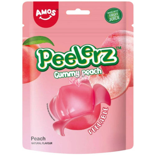 Amos Peelerz Gummy Peach 80g