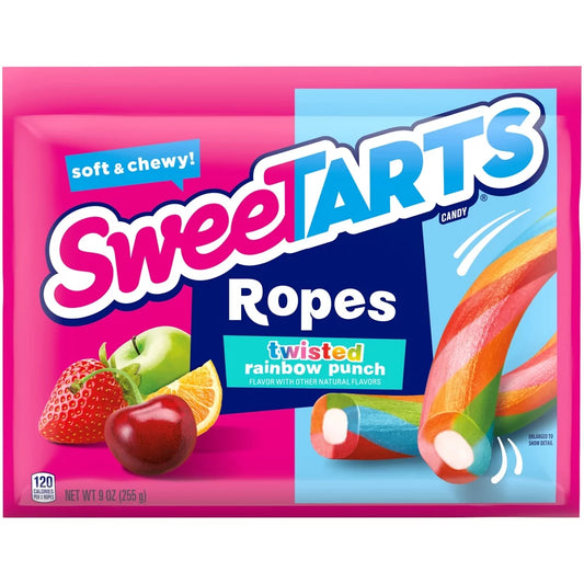 sweetarts ropes twisted rainbow punch - 99g