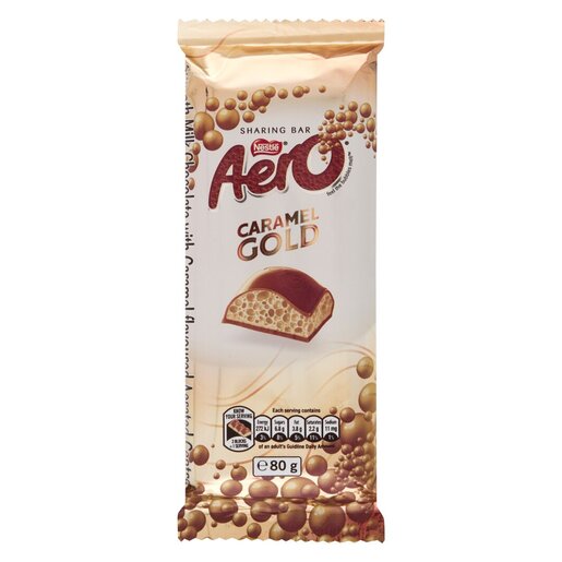 Nestle Aero Caramel Gold 80g