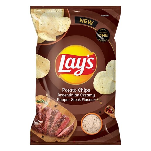 Lay's Argentinian Creamy Pepper Steak Potato Chips
