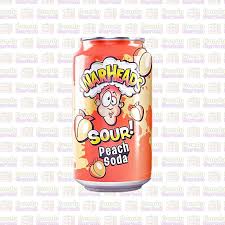 Warheads Sour Peach Soda 355ml