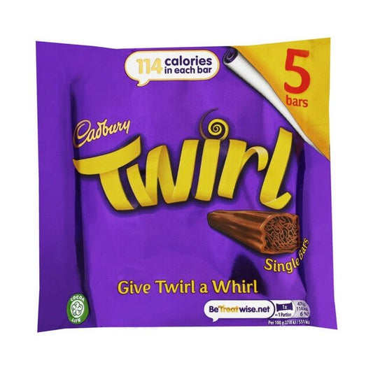 Twirl Bar (5's) 107.5g